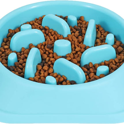 Dog Feeder Slow Eating Pet Bowl Eco-Friendly Non-Toxic Preventing Choking Healthy Design Bowl for Dog Pet Stop Bloat Bowl