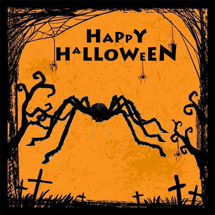 4.9Ft Halloween Spider Decorations, Indoor and Outdoor Halloween Decorations, Used for Halloween, Party and Haunted House Decoration (59 Inches)