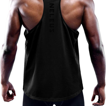 Men'S Workout Running Tank Top Sleeveless Gym Athletic Shirts