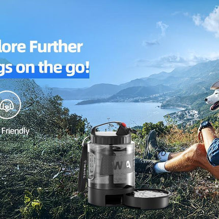 Lassot Portable Pull-out Water Bowl For Dogs, Large Capacity, Perfect For Camping, Hiking, Beach Trips, Road Trips, And Park Walks.