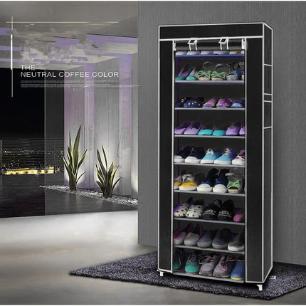 Portable Shoe Rack Shelf Storage Closet Organizer Cabinet