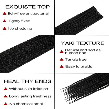 3S THREE STRAND Crochet Hair  Extensions Soft Synthetic Braiding Hair-Only Self Pickup