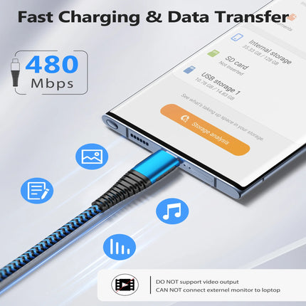 Lightning Cable, [2 Pack 10FT] I Phone Cable Mfi Certified Nylon Braided 3A Fast Charging Cable for I Phone 14/13/12/11/XR/XS/X