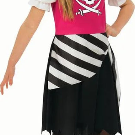 Pirate Dress, Halloween Costume for Children, Girls Size S (6/6X), by