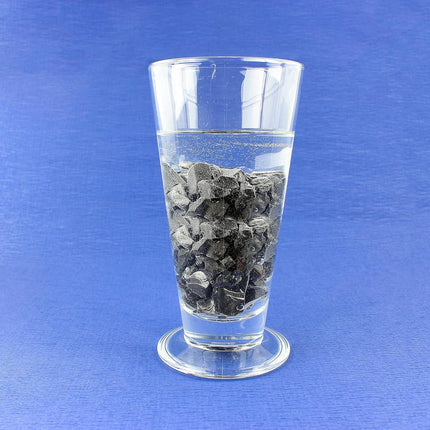 Shungite Elite Stones for Water Purification | Silvery Shine Raw Elite Noble Shungite Detoxification Stones for Water Filtering | Natural and Authentic Shungite Nuggets from Karelia (25G)