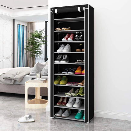 Portable Shoe Rack Shelf Storage Closet Organizer Cabinet