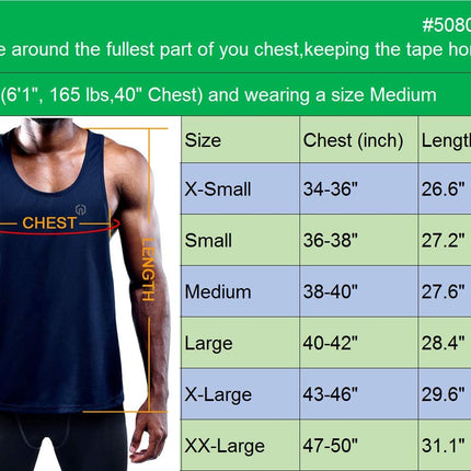 Men'S Workout Running Tank Top Sleeveless Gym Athletic Shirts