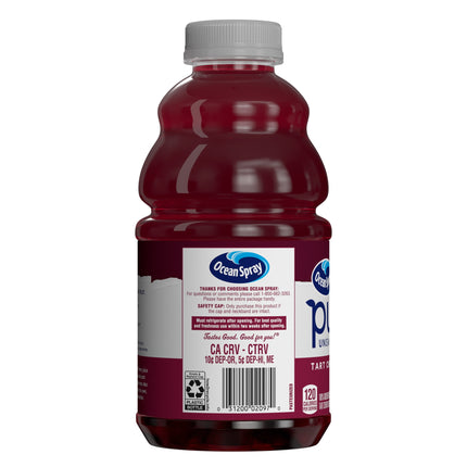 ® Pure Unsweetened Tart Cherry, 100% Tart Cherry Juice, 32 Fl Oz Bottle