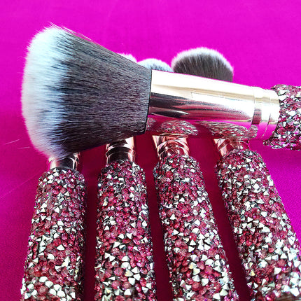 10 IN 1 Diamond Inlaid Handmade Custom Makeup Brush