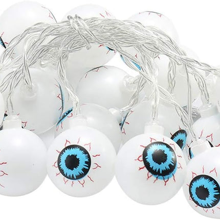 Halloween Eyeball String Lights, Battery Operated String Lights for Halloween Decorations (Eye)