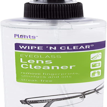 Wipe 'N Clear Eyeglass Lens Cleaner 8 Fl Oz (236 Ml)